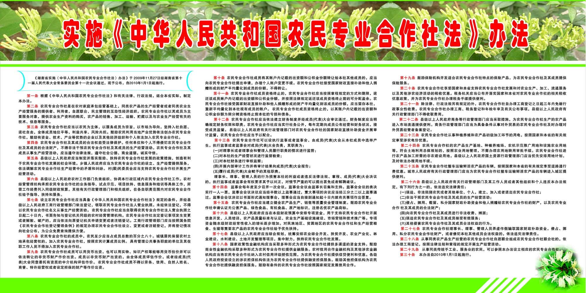 157素材法海报展板435农民合作社法