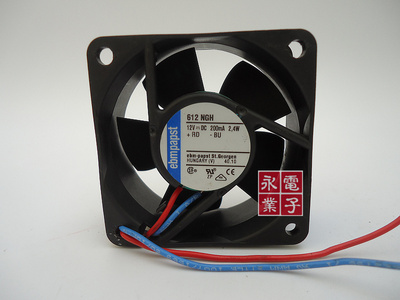 原装德国Ebm-papstTYP 612 NGH 6025 12V 2.4W