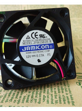 原装凯美JAMICON JF0615B1H 12V 0.17A 6015 双滚珠主板2线风扇