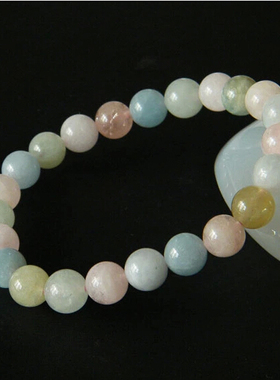 甜美风多规格天然摩根石手链