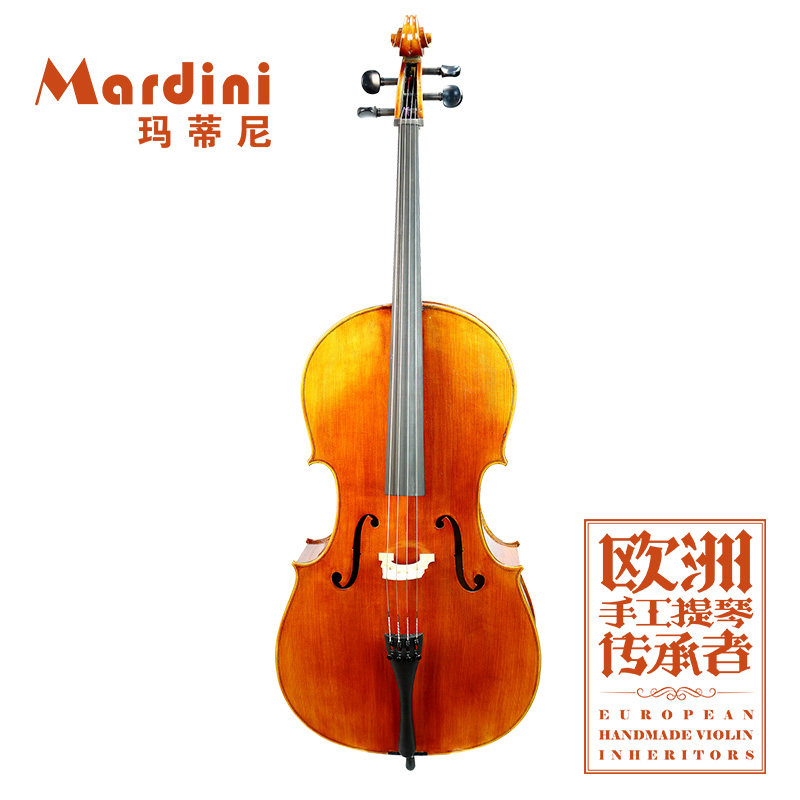玛蒂尼MC-07专业演奏大提琴成人大师级纯手工实木大提琴考级乐器