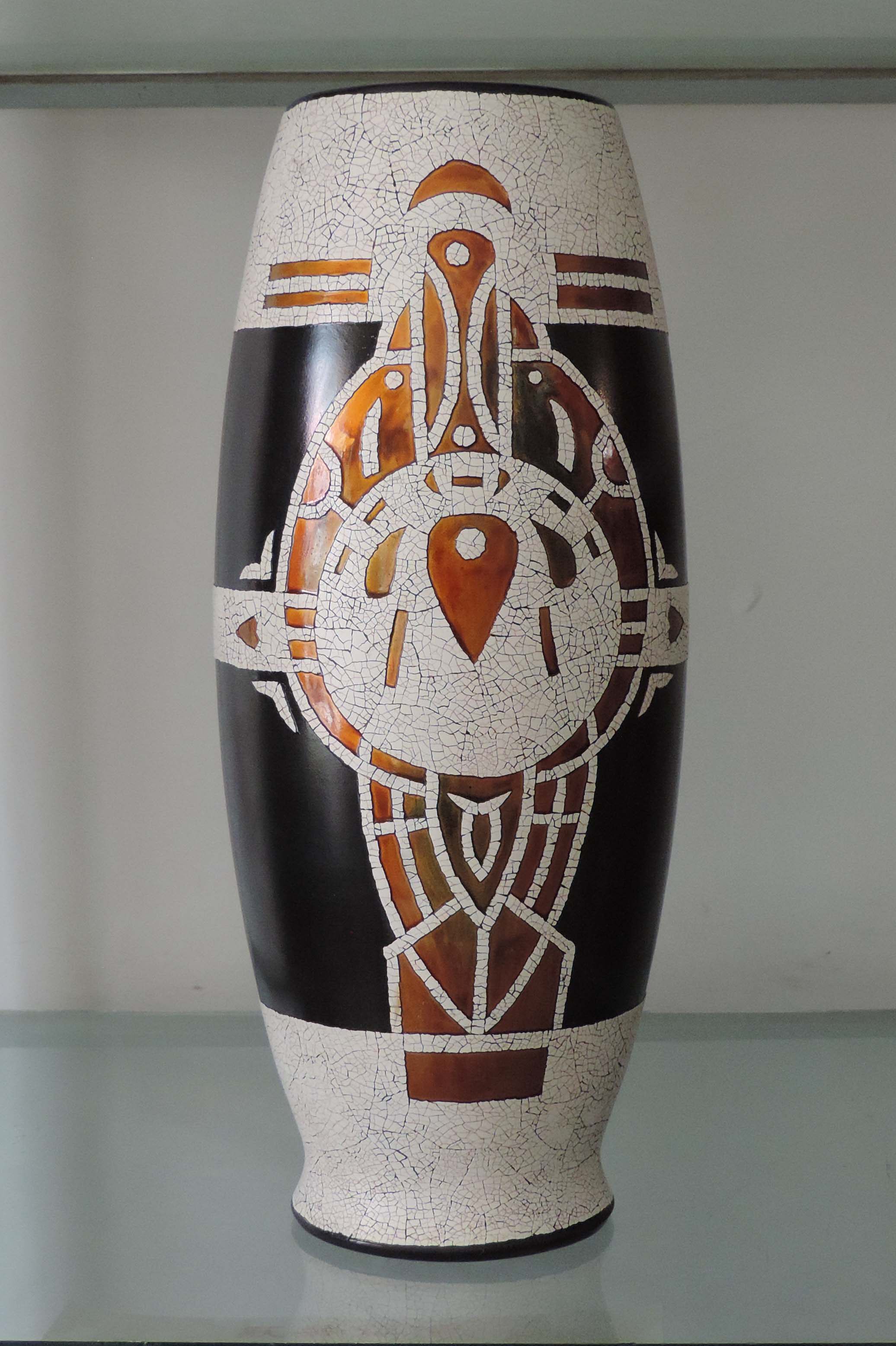 高档纯手工艺品-中国龙山黑陶-河北邯郸特产-非遗-礼品-蛋壳瞻瓶