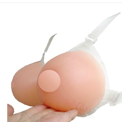 苾美 硅胶假乳房CD变装连体义乳假胸 伪娘圆形800克假乳COSPLAY