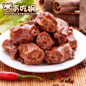 贪吃枫零食tanchifood靖江特产香辣鸭脖250g独立小包鸭肉类零食品