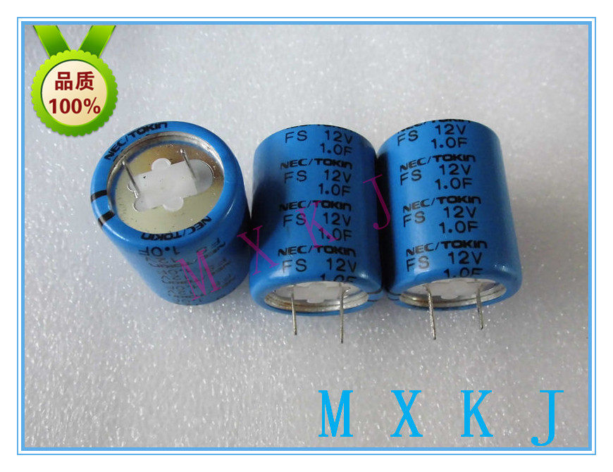 全新原装：日本NEC/TOKIN 法拉电容FS 12V1.0F 超级电容 12V1F
