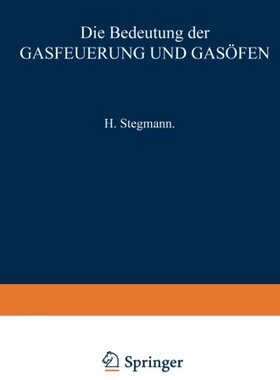 【预订】Die Bedeutung Der Gasfeuerung Und Ga...