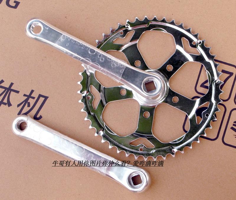 全铝曲柄齿片48T超轻牙盘170MM 复古竞速 折叠车 死飞车