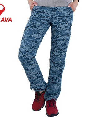 CARAVA喀尔沃 女式女款户外防晒透气迷彩快干速干裤长裤594186