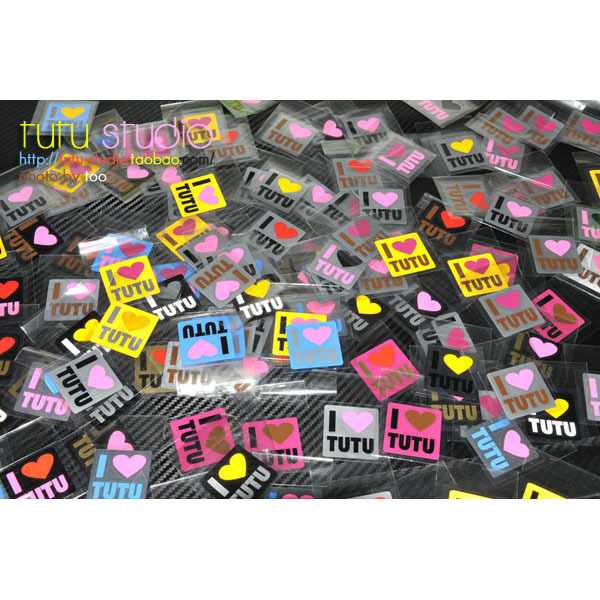 tutu圖圖車貼-拍下送贴纸反光贴