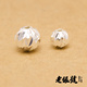 925纯银6 8mm满V满天星车花银珠转运珠老银号工厂批代A11发C