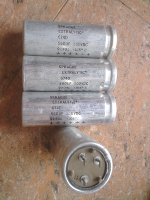 SPRAGUE 思碧 EXTRALYTIC 674d系列 100v 560uf 发烧电容