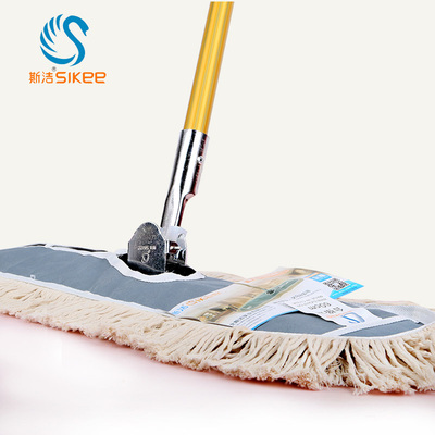 平板实木墩布旋转地拖