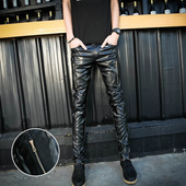 Pantalon cuir homme en vrac pour adolescent pour automne - Ref 1491425 Image 19