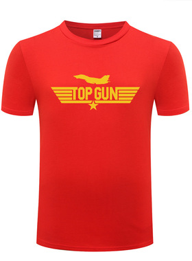 2024新纯棉男式短袖T恤 Top Gun Tom Cruise 壮志凌云 厂家直销