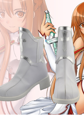 刀剑神域 亚丝娜 动漫cosplay鞋 定制cos鞋可看图定做