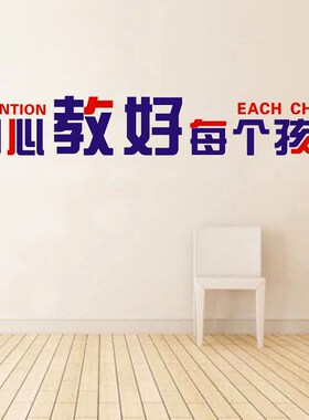 辅导班教师风采墙贴纸