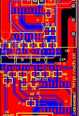 CH315H模块原理图PCB USB转USB 6N137 ch315 USB-D型 USB-USB隔离