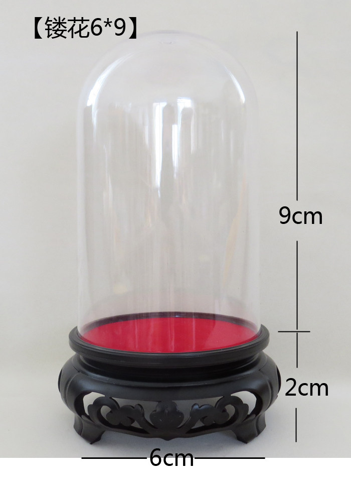 含底座永生花公仔软陶文玩工艺品