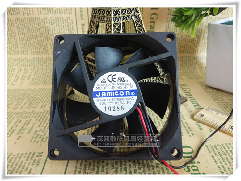 正品原装台湾凯美JAMICON 8025 JF0825B1M 12V0.15A电源散热风扇