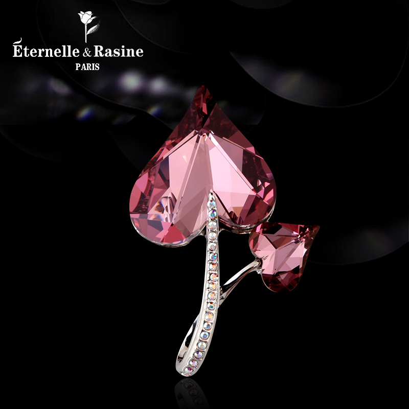 Broche femme ETERNELLE en cristal autrichien - Ref 1172042 Image 2