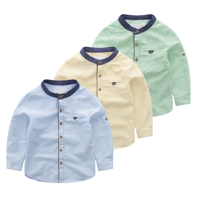 Chemise garcon à manche longue - Ref 2082110 Image 1