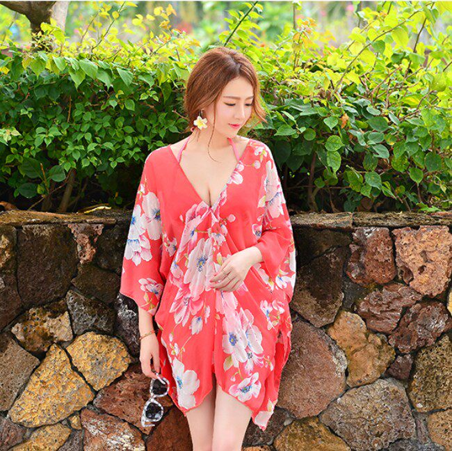 胖mm游泳衣女200斤cde杯三四件套