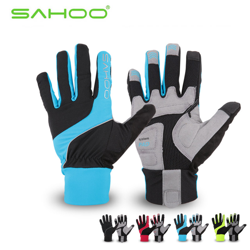 Gants pour vélo mixte SAHOO - Ref 2247152 Image 1