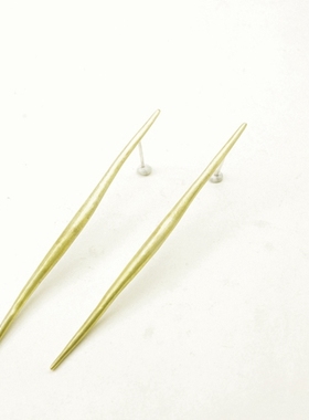 WHITE DWARF|死皮DPOB耳环黄铜/925银理性思考独立设计师原创首饰