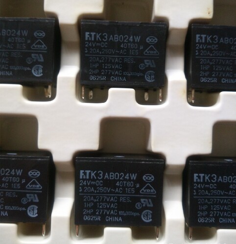 K3AB024W-24VDC一组常开4脚20A277VAC全新原装FT富士通继电器!