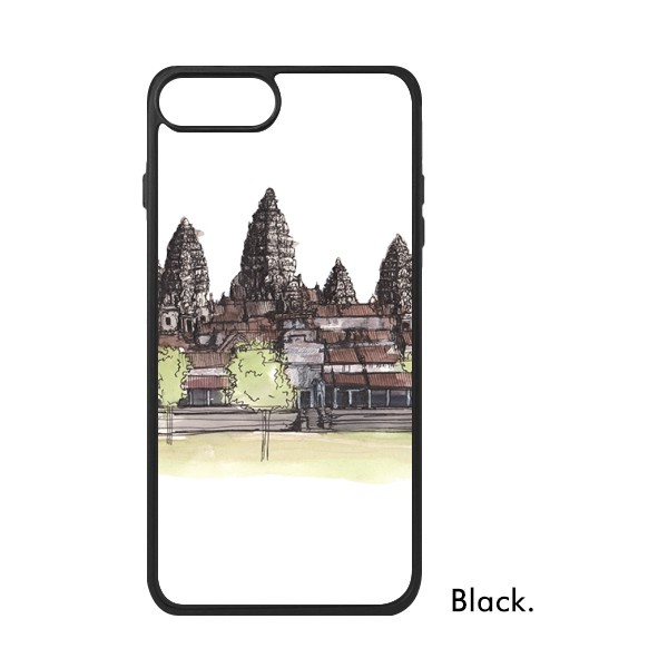 适用于iPhone北部吴哥窟观光景点Xr手机壳max保护套678plus硅胶11