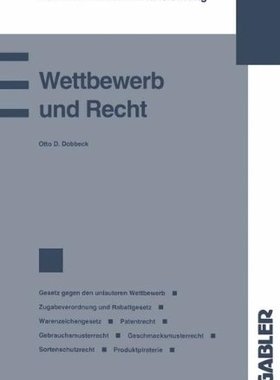 【预售】Wettbewerb Und Recht: Gesetz Gegen Den Unlaute...