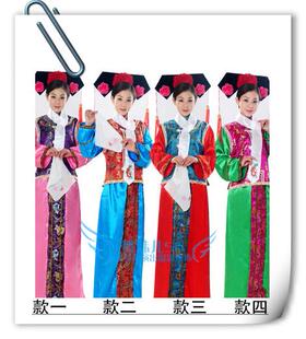 新款清朝古装皇后演出服宫女妃子影视演出服戏剧服饰马甲格格服装