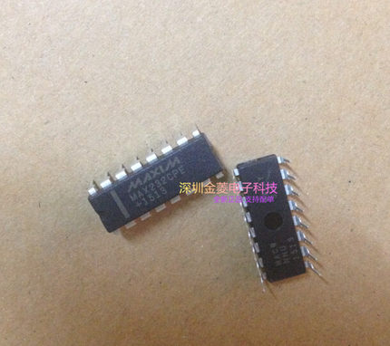 MAX232CPE 直插 DIP-16 RS-232接口 驱动器芯片