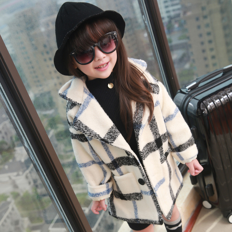 Manteau pour fille en laine - Ref 2162146 Image 1