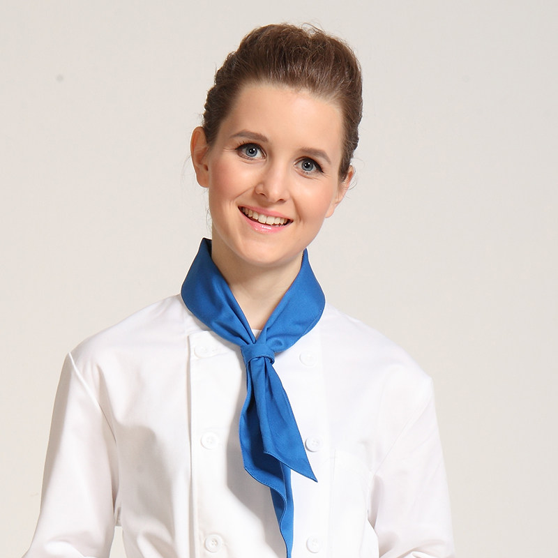 厨师一拉得 领巾 围巾 配饰 汗巾 酒店咖啡西餐厅厨房配件小领巾