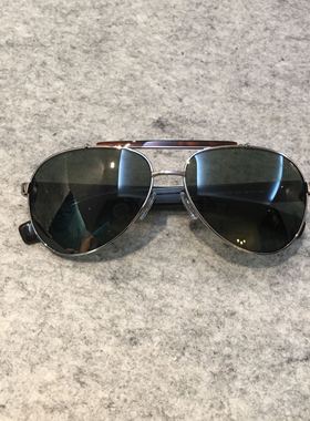 墨镜双梁金属框飞行员式太阳镜