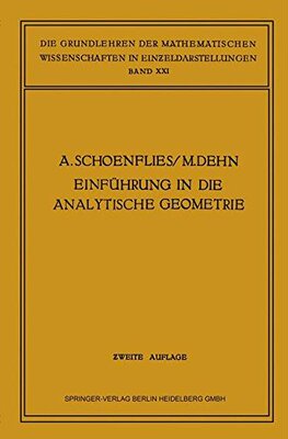【预订】Einfuhrung in Die Analytische Geomet...