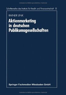 Deutschen Aktienmarketing Publikumsgesellschaften 预售