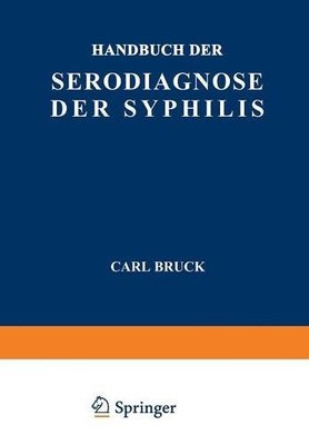 【预订】Handbuch Der Serodiagnose Der Syphilis