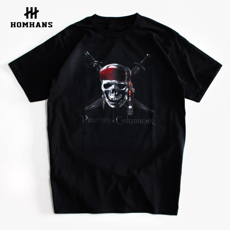 红韩加勒比海盗恤杰克船长死