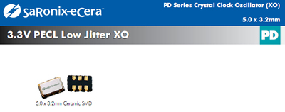 PD系列 SARONIX PERICOM PECL 5032 有源差分晶振 100M 100MHZ