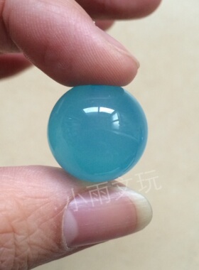 diy天然散珠水晶配饰蓝玉髓