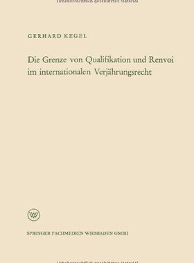 【预售】Die Grenze Von Qualifikation Und Renvoi Im Int...