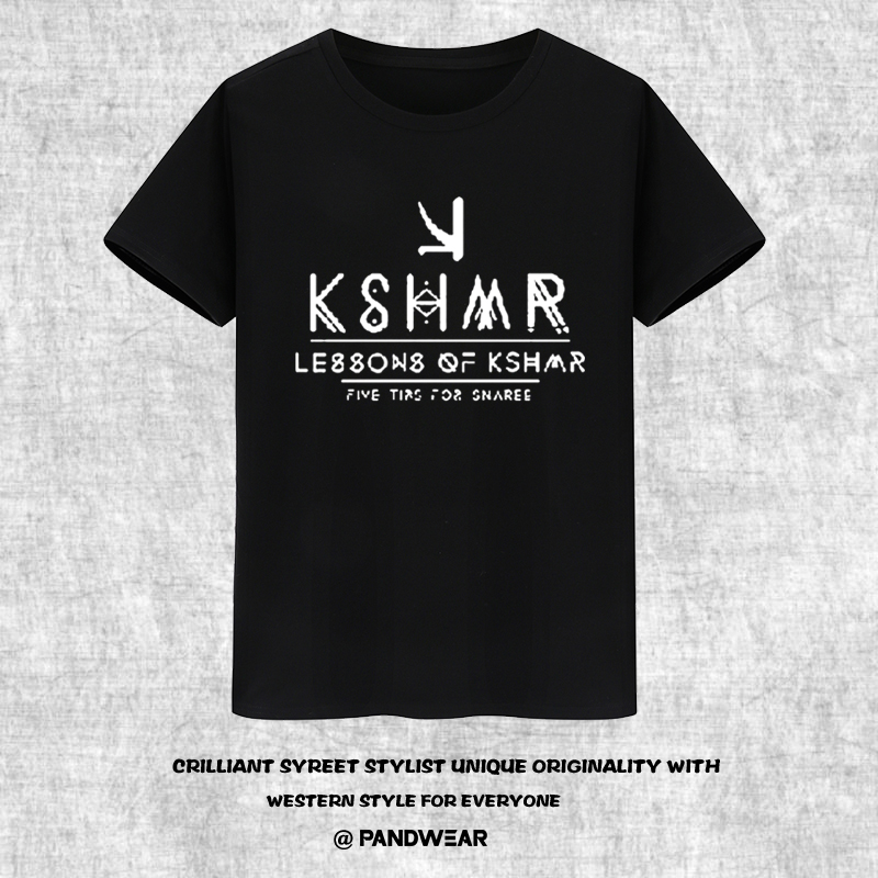 攀威印度阿三 KSHMR 喀什米尔 电音 DJ KSHMR纯棉圆领短袖T恤 EDM