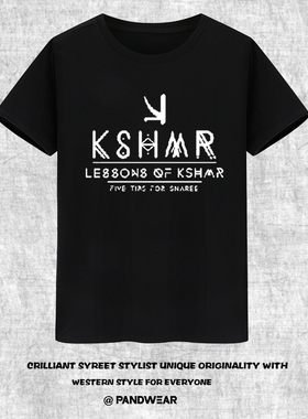 攀威印度阿三 KSHMR 喀什米尔 电音 DJ KSHMR纯棉圆领短袖T恤 EDM