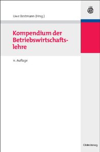 【预售】Kompendium Der Betriebswirtschaftslehre