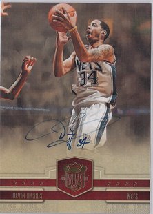 小牛队 德文哈里斯 年油画大卡亲笔签字卡5X7 元 NBA球星卡 Panini