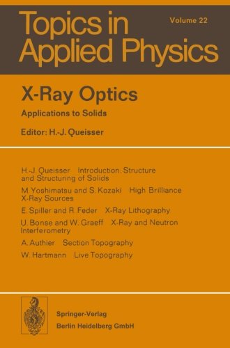 【预订】x-ray optics: applications to solids