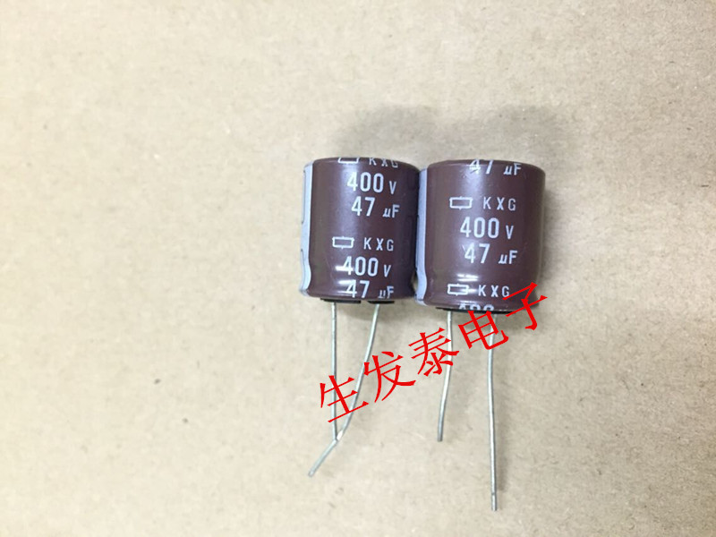 铝电解电容400V47UF体积18X20全新原装日本化工/黑金刚