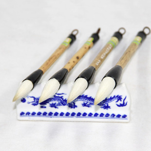 周虎臣毛笔套装净纯宿羊毫提笔正品湖笔大楷斗笔联笔楷书隶书行书